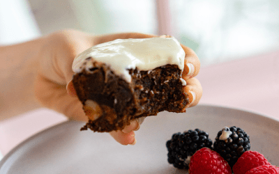 Brown Butter Brownies With Cream Cheese Icing