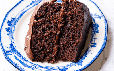 Easy Chocolate Cake (Cream Cheese Icing)
